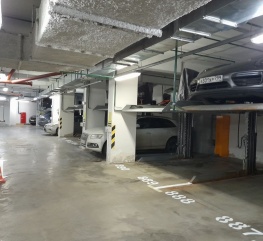 Разметка подземной парковки в Олимпийской деревне Москва